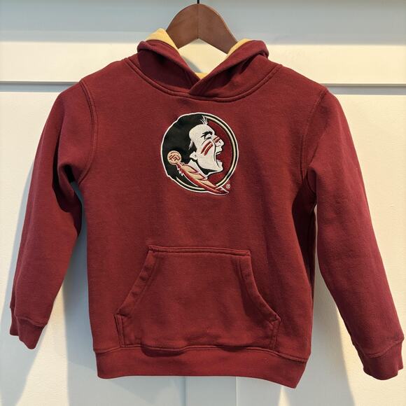 Florida State Seminoles Hoodie Youth Large 7 Red NCAA Football Sweatshirt Kids - Picture 1 of 11